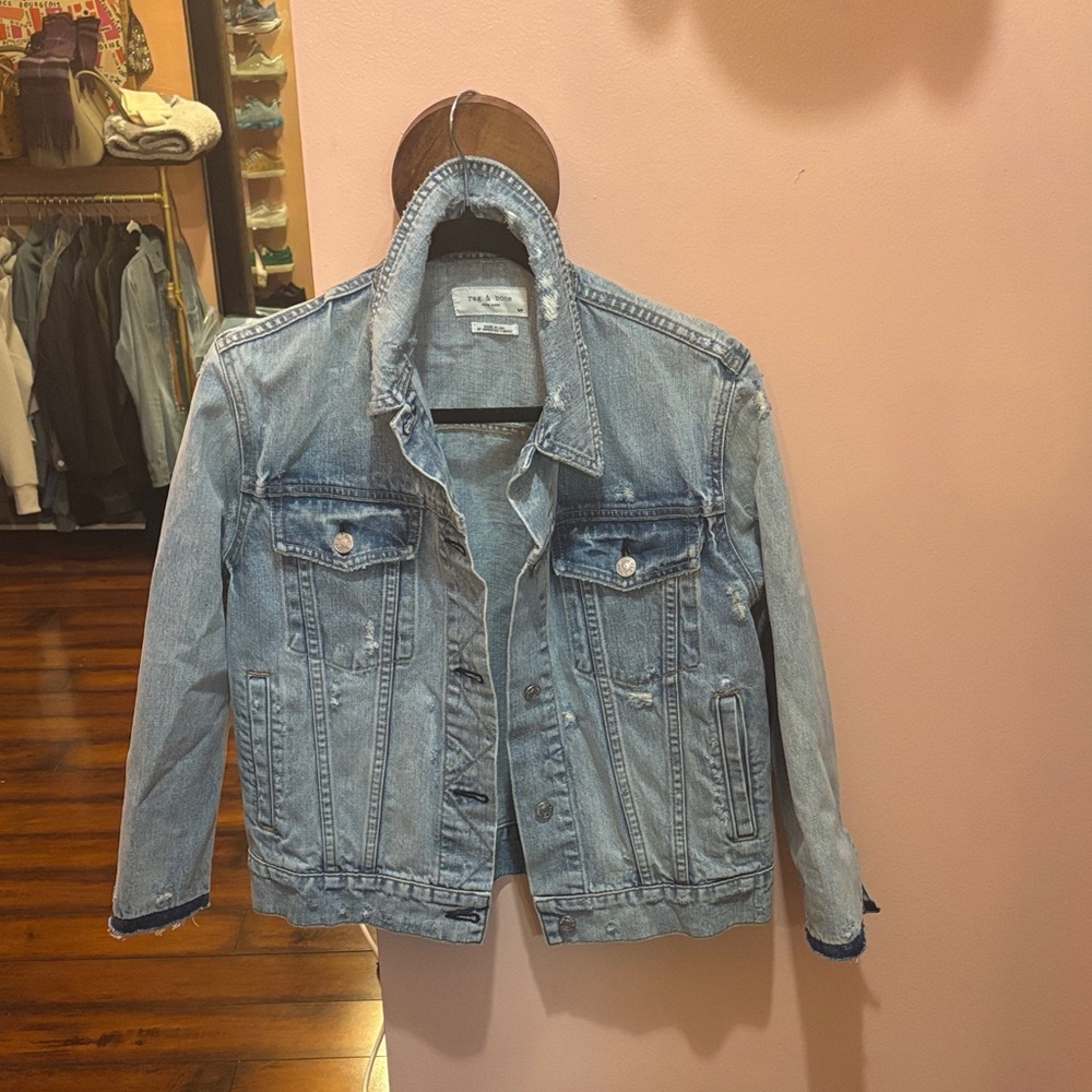 Rag & Bone Classic Blue Denim Jacket